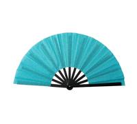 Boots on The Ground Fan,Large Holographic Folding Hand Fan,Clap Fans For Line Dancing,Line Dance Popping Fan,Holographic Folding Hand Fan for Line Dancing,For Line Dance Enthusiasts Gift (S)
