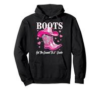 Boots On The Ground To 2nd Grade 1st Day of School Pullover Hoodie