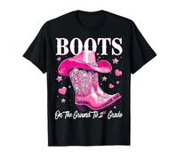 Boots On The Ground To 2nd Grade 1st Day of School T-Shirt