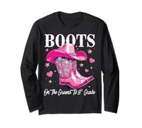 Boots On The Ground to 8th Grade 1st Day of School Long Sleeve T-Shirt