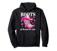 Boots On The Ground To 8th Grade 1st Day of School Pullover Hoodie
