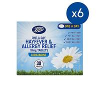 Boots One-a Day Hayfever & Allergy Relief 10mg Tablets (Loratadine) 6 x 30 tablets- 6 Months supply