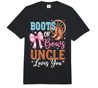Boots Or Bows Uncle Loves You Comfort Colors Adult Heavyweight T-Shirt