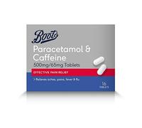 Boots Paracetamol & Caffeine 500mg/65mg Tablets 16 Tablets