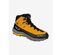 Boots Salewa MTN Trainer 2 Mid Powertex Yellow Black Children - 29