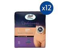Boots Staydry Underwear Pants Large - 120 Pants (12 Pack Bundle)