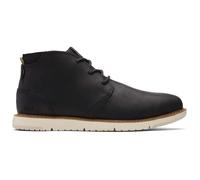 TOMS Men's Navi Chukka Boot, Black Water Resistant Leather, 9.5 UK