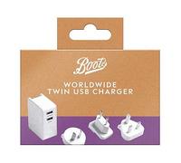Boots Twin USB Charger Worldwide