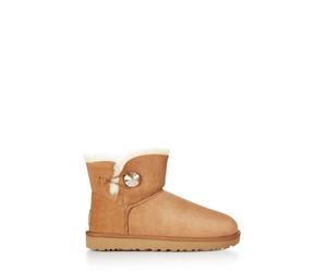 Boots UGG Mini Bailey Button bling (chestnut/gold) women's