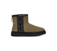 Boots UGG W CLASSIC MINI ZIPPER TAPE LOGO (Burnt Olive) Woman
