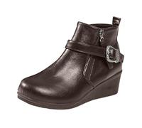 Boots Women's Non-Slip Warm and Comfortable Short Boots Leather Shoes for Women Medium and Elderly People Fashion Short Boots Cowboy Boots Summer