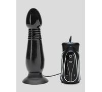 Booty Blaster 10 Function Thrusting Vibrating Butt Plug - Black Black
