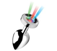 Booty Sparks - Illuminating Anal Plug - Large (Silver)
