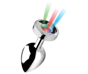 Booty Sparks - Illuminating Anal Plug - Large (Silver)