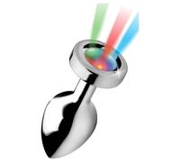 Booty Sparks - Illuminating Anal Plug - Medium (Silver)