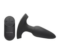 Booty Sparks Laser - Rechargeable Remote Control Anal Vibrator (Black)