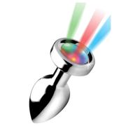 Booty Sparks - Small Light-Up Anal Plug (Silver)