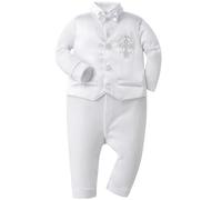 Booulfi Newborn Baby Clothes 3-6 Months Boys Newborn Photography Outfits with Baby Vest and Bow Tie Boys' Suits & Blazers