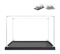 BOOVAX Display Case - Acrylic Clear Collectible Display Box for Lego Typewriter 21327 or for Williams Racing FW14B 10353 - 35x30x20cm