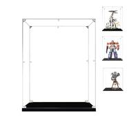 BOOVAX Display Case for Lego 10302/76989/43230 - Acrylic Clear Display Box for [Optimus Prime/Tallneck/Camera] Model - 30x20x40cm