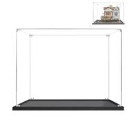 BOOVAX Display Case for Lego 10350 - Acrylic Clear Collectible Display Box for [Tudor Corner] - 30x30x35cm | 2mm