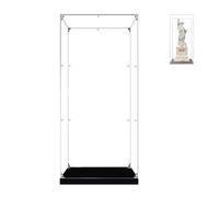 BOOVAX Display Case for Lego 21042 - Acrylic Clear Collectible Display Box for [Statue of Liberty] - 20x20x50cm
