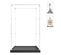 BOOVAX Display Case for Lego 21335 10224 - Acrylic Clear Display Box for [Motorised-Lighthouse/Town-Hall] Model - 30x30x60cm