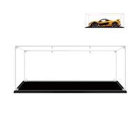 BOOVAX Display Case for Lego 42172/42143 - Acrylic Clear Collectible Display Box Compatible with [Ferrari-Daytona-SP3/McLaren-P1] - 62x30x20cm