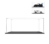 BOOVAX Display Case for Lego 42176 10337 - Acrylic Clear Display Box for [Porsche-GT4/Lamborghini-Countach] Model - 40x20x15cm