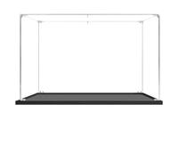 BOOVAX Display Case for Lego 42205 42217 42222 42223 42226 42241 - Acrylic Clear Display Box for [Ford-GT40 MKII/Stingray Blue/Pur Sport Hypercar/M4 GT3 EVO Race Car] - 35x15x10cm | 2mm