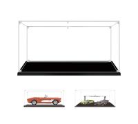 BOOVAX Display Case for Lego 76899/10321 - Acrylic Clear Display Box for [Corvette/Speed-Champions] - 35x20x15cm