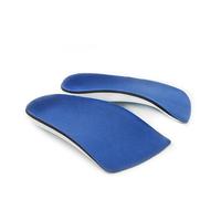 Boowhol Half-pad Orthopedic Insole - Correcting Flat Foot Inside Characters Arch Support Movement for Man&Women (M:41-42, Blue)