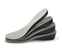 Boowhol Increased Sorts Isoles Foot Orthotic Insoles with Arch Support for Relief of Heel Pain, Plantar Fasciitis & Mortons Neuroma- for Men&Women (L / 41-45 EU Heel Height 1.5cm)