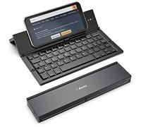 Booxihome Geyes Foldable Bluetooth Keyboard,Portable Folding Wireless USB Rechargeable Keyboard for iOS,Android,Windows,Smartphone