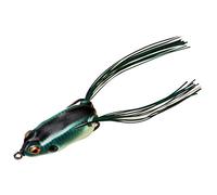 Booyah Pad Crasher Jr Topwater Bass Fishing Hollow Body Frog Lure with Weedless Hooks