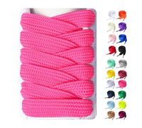Booyckiy 2 Pairs Fat Sneakers Shoelaces 15mm Wide Athletic Shoelaces