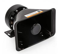 BooYu 200 Watt Rectangle High Performance PA Siren Horn Speaker [8 Ohms] [125-135 dB] [IP66 Waterproof] [Capable with Any 100-200 Watt Siren] for Police car, Ambulance, fire, Engineer Vehicles