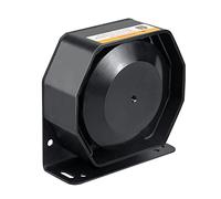 BooYu 200W Compact High Performance PA Siren Horn Speaker [Ultra Slim] [8 Ohms] [125-135 dB] [IP66 Waterproof] [Capable with Any 100-200 Watt Siren] for Police Car, Ambulance, Fire, Engineer Vehicles