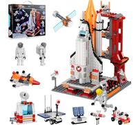 Booyuer Space Shuttle 11-in-1 STEM Building Set, 888 PCS, Rocket, Mars Exploration & City Space Station, Gift for Kids 6-12, Boys & Girls, Birthday & Holiday Present