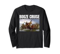 Booze Cruise 4th of July George Washington Long Sleeve T-Shirt