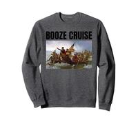 Booze Cruise 4th Of July George Washington Sweatshirt