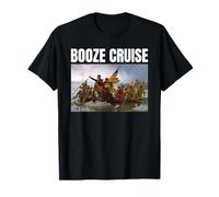 Booze Cruise 4th of July George Washington T-Shirt