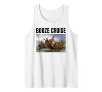 Booze Cruise 4th of July George Washington Tank Top