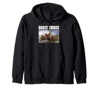 Booze Cruise 4th Of July George Washington Zip Hoodie