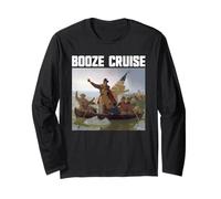 Booze Cruise George Washington Boat 4th Of July Long Sleeve T-Shirt