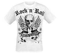 Booze & Tattoos T-Shirt white S