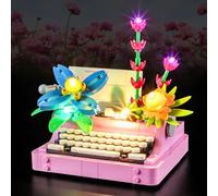 BOOZUU Upgrade Light Kit for Lego Typewriter with Flowers - Compatible with Lego Creator 3-in-1 Typewriter with Flowers 31169 Building Set for Adults (Lights Only, No Model)