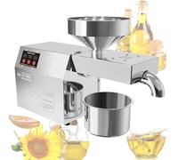 BOOZXCV 820w Oil Press Machine Peanut Oil Machine Maker Electric Oil Mill Cold Oil Pressing Machine for Walnuts Other Seeds,Automatic Oil Press Machine