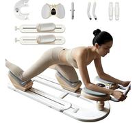 BOOZXCV Abdominal and Waist Twister Machine, Spine Twist & Stretch Trainer, Twist Stretch Machine & Ab Toner with Digital Timer for Home Waist Trimming and Leg Flexibility