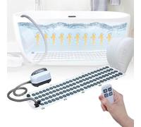 BOOZXCV Bath Mat, Home Surf Massage Bath Mat, Full Body Massage Spa Machine with Inflatable Pillow and Remote Control